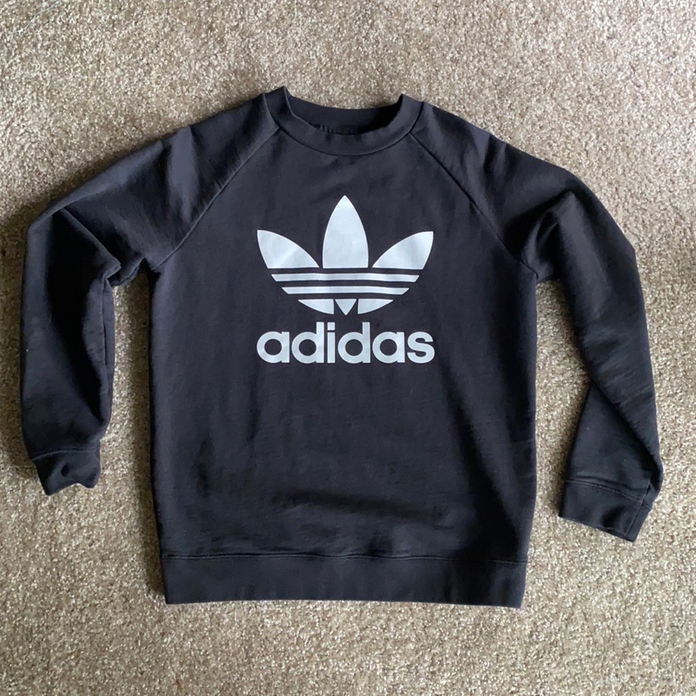 Black Crewneck sweater by Adidas